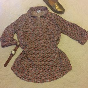 "Zipping Zebras" SPLENDID BRAND TOP